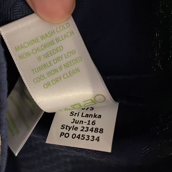 Lilly Pulitzer Navy & White Lenore Skort - Picture 9 of 12